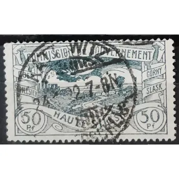Sběratelství Známka Horní Slezko, 50 Pf, Mi.22#
