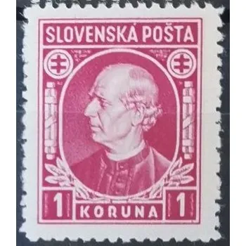 Sběratelství Známka Slovenský štát, 1Kc, Pof.30**
