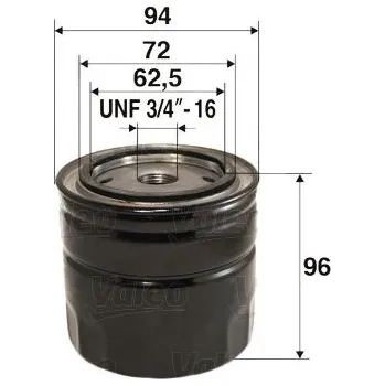 Olejový filtr Olejový filtr VALEO 586047