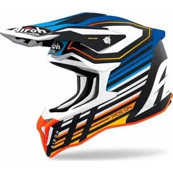 Helma na motorku Přilba STRYCKER Shaded, AIROH (matná modrá) 2022