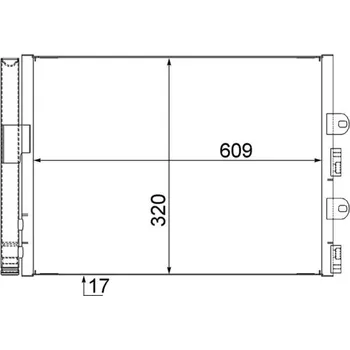 Výparník klimatizace Kondenzátor, klimatizace MAHLE AC 561 000S