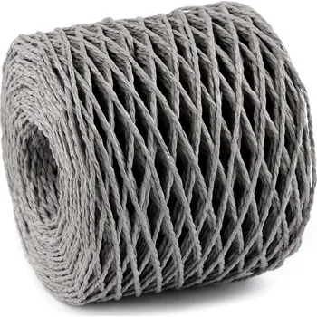 Příze Výprodej - Lýko rafie k pletení tašek Ø1,5 mm - šedá Varianta: 7 šedá, Balení: 1 ks