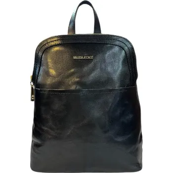 Městský batoh Dámský kožený kabelko batoh Marta Ponti černý 8106202.PRETO