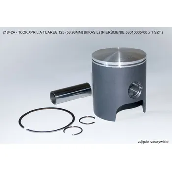 Píst motoru Píst Vertex APRILIA TUAREG 125 (53,93mm) (NIKASIL) (kroužky 53010005400 X 1 kus) (Píst Vertex APRILIA TUAREG 125 (53,93mm) (NIKASIL) (kroužky 53010005400 X 1 kus))