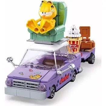 Stavebnice Sluban Sluban B1222 Garfieldova bláznivá jízda