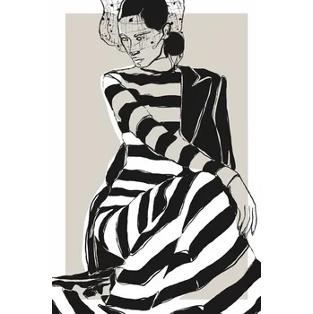 Plakát Plakát, Obraz - Striped Dress, Treechild