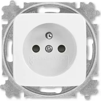 Elektrická zásuvka ABB Zásuvka 230 V jednonásobná ABB Reflex SI alpská bílá