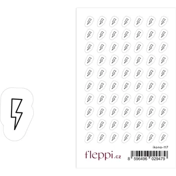 samolepka Fleppi Samolepky ikonky - Blesk