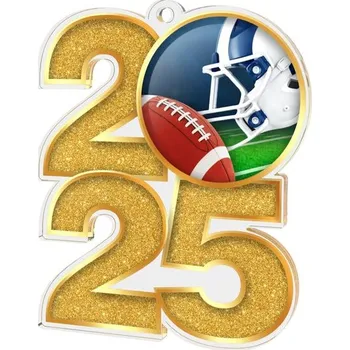 Poháry Bauer Akrylátová medaile MDA2025M26 | Americký fotbal