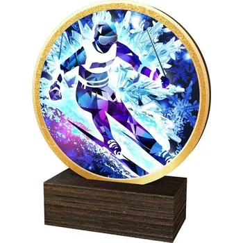 Volný čas Poháry Bauer Dřevěná plaketa TFRW753 | Sjezdové lyžování