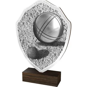 Poháry Bauer Dřevěná plaketa TFRW390 | Petanque