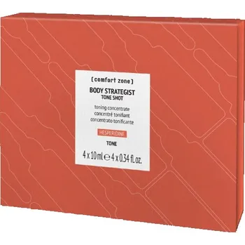 Sprchový gel [ comfort zone ] BODY STRATEGIST ampule tónovací sérum zpevnění pokožky 4 x 10 ml