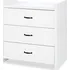 Dětská skříň Klups Amelia komoda 86 x 87 x 47 cm bílá