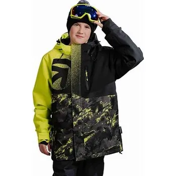 Meatfly dětská SNB & SKI bunda Bangito Acid Lime Mossy | Zelená | Velikost 134 (8y)