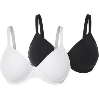 Podprsenka esmara® Dámská podprsenka XXL, 2 kusy (černá/bílá, 90C)