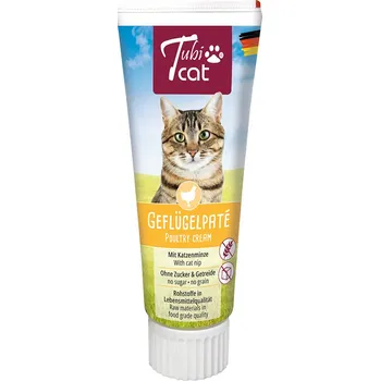 Krmivo pro kočku Výhodné balení: 3x75g Tubicat drůbeží paštika s šantou kočičí pamlsky pro kočky