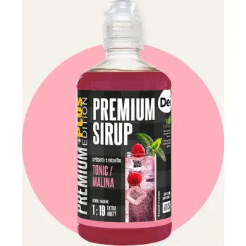 Sirup PREMIUM SIRUP s příchutí TONIC/MALINA | PLUS Edition