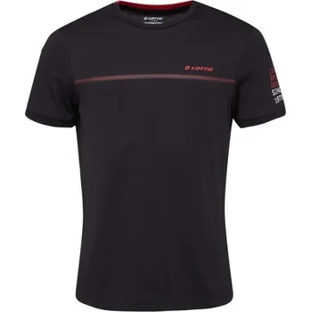 Pánské tričko Pánské triko Lotto LOGO DUE TEE 1 II L Černá, Červená