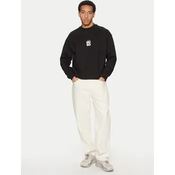 Pánská mikina HUGO Mikina Durungu 50530427 Černá Relaxed Fit L