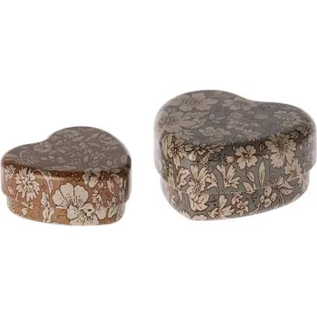 Úložný box Krabička na zoubky Blue Ocher Blossom - Set 2 ks