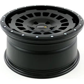 Alu kolo Twin-Monotube-Projekt AT1 černá matná, ochranný prstenec 8×17" 5×112 (Mercedes V-Class W447)