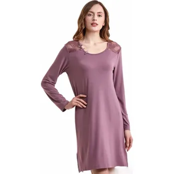 Dámské noční prádlo Dámská bambusová košilka ANNA - Borůvková, S, Luisa Moretti