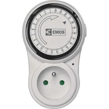 Spínací hodiny Spínací Zásuvka EMOS P5503 Mechanická Denní