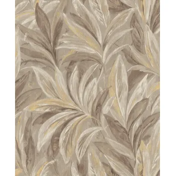 Tapeta Vliesová tapeta hnědé listy 547474 / Tapety na zeď Allegretto (0,53 x 10,05 m) Rasch