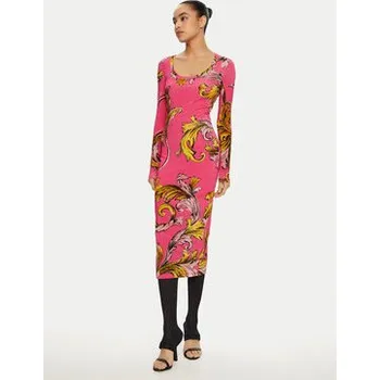 Dámské šaty Versace Jeans Couture Každodenní šaty 78HAO920 Růžová Regular Fit 38