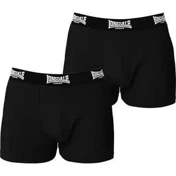 Pánské oblečení Boxerky Lonsdale Black 1021876 X Large
