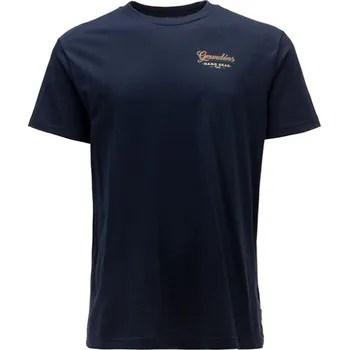 Rybářské oblečení Tričko Grundéns Support Guides SS T-Shirt - Dark Navy Velikost L