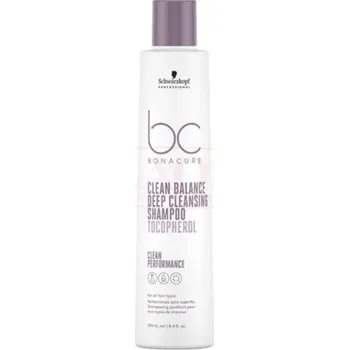 Šampon Schwarzkopf Professional BC CLEAN BALANCE DEEP CLEANSING SHAMPOO 250 ml