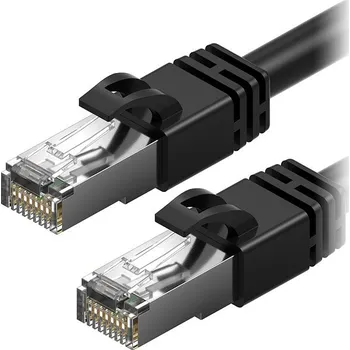 Kabel AlzaPower Patch CAT7 S/FTP 0,5m černý