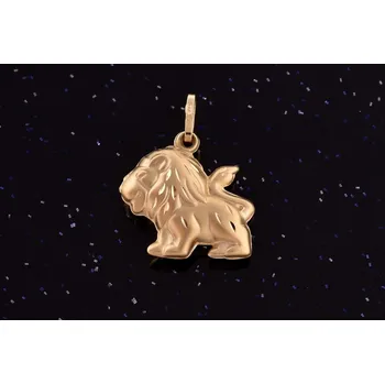 Přívěsek Zlatý lev-přívěsek ze zlata P018, Au 585/1000 14kt, 0,75g