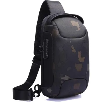 Kabelka Taška přes rameno s USB nabíjením IS 36233 Maskačová