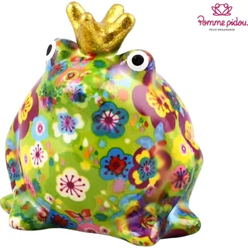 Pokladnička Pomme pidou Pokladnička velikost S - ŽÁBA zelená MIX 148-00305