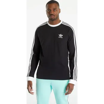 Pánské tričko Tričko adidas Adicolor Classics 3-stripes Long Sleeve T-Shirt Black XL