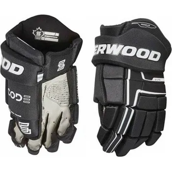 Hokejové rukavice Rukavice Sherwood CODE ENCRYPT 4 Junior Velikost: 11", černo-bílé