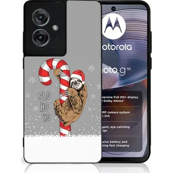 Vánoční dekorace VSECHNONAMOBIL 98361 MY ART Kryt s vánočním designem Motorola Moto G55 5G CANDY (076)