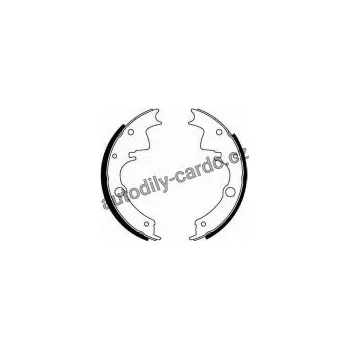 Brzdová čelist Sada brzdových čelistí TRW GS6084 - FORD