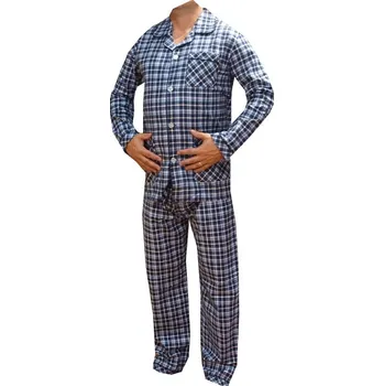 Pánské pyžamo xcena Hřejivé flanelové pyžamo Velikost: XL