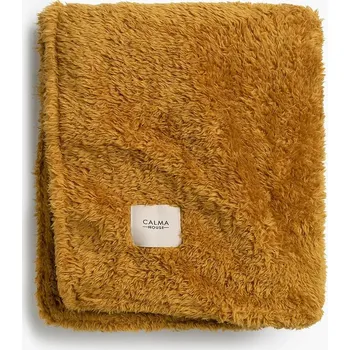 Přehoz na lůžko Přehoz Calma House Tedy 120 x 180 cm žlutá barva TEDY.120P.MOS 11X