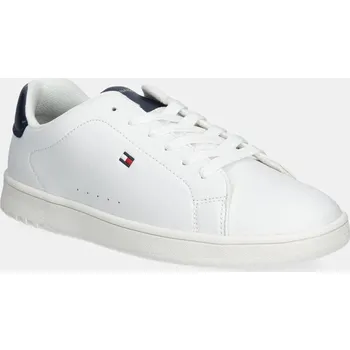 Dívčí tenisky Dětské sneakers boty Tommy Hilfiger bílá barva, T3X9-33848 T3X9.33848 00X, EUR 36