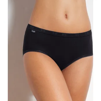 Kalhotky Midi kalhotky Sloggi® Basic+, sada 3+1 zdarma černá 44