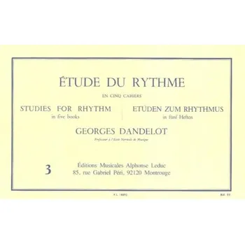 Georges Dandelot: Studies for Rhythm 3 (noty na všechny nástroje)