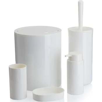 Sada koupelnových doplňků Sada koupelnových doplňků CARMEN bílá