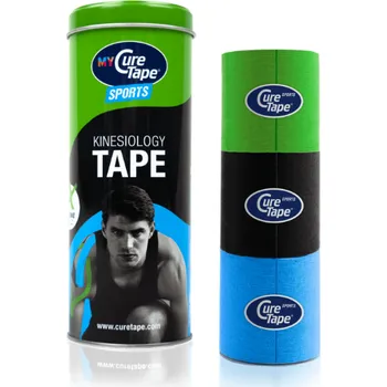 Tejpovací páska Kineziologické tejpy sada 3 ks MyCureTape® SPORTS green Větší přilnavost