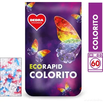 Prací prostředek EKO PRÁŠEK na barevné prádlo ECORAPID COLORITO 60 praní