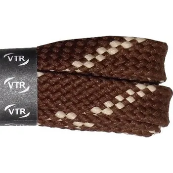 Tkaničky do bot VTR TREKKINGOVÉ tkaničky ploché 6018.160032 - black/grey 140 cm