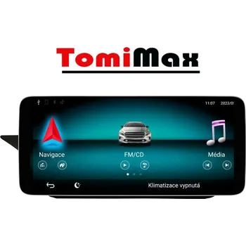 Autorádio TomiMax Mercedes E 2009-2017 Android 14 12,3" autorádio HW výbava: 8 Core 8GB+128GB HIGH, Velikost obrazovky: Dotyková obrazovka: 12,3"